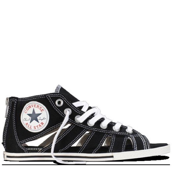 converse gladiator sandals black